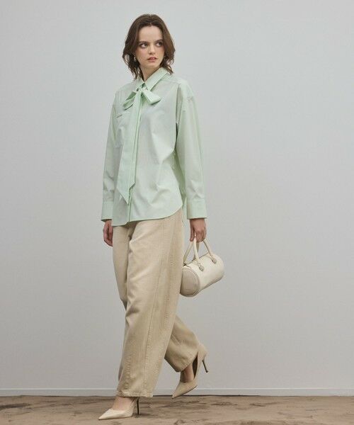 GRACE CONTINENTAL / グレースコンチネンタル その他パンツ | サイド切替バレルパンツ（ベージュ）