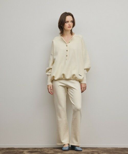 GRACE CONTINENTAL / グレースコンチネンタル その他パンツ | スウェットライクニットパンツ | 詳細1