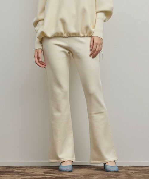 GRACE CONTINENTAL / グレースコンチネンタル その他パンツ | スウェットライクニットパンツ | 詳細4