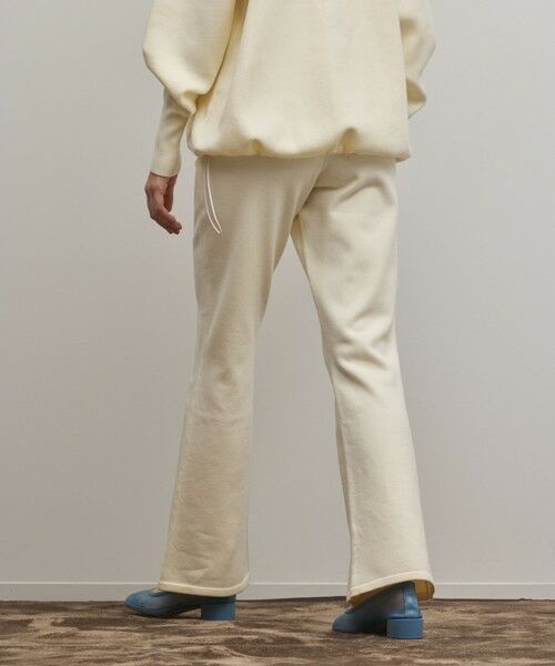 GRACE CONTINENTAL / グレースコンチネンタル その他パンツ | スウェットライクニットパンツ（ホワイト）