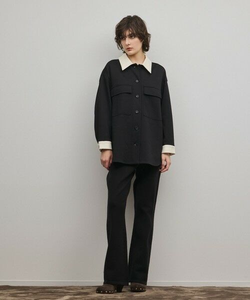 GRACE CONTINENTAL / グレースコンチネンタル その他パンツ | スウェットライクニットパンツ（ブラック）