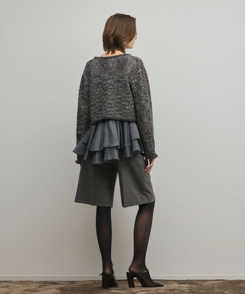 GRACE CONTINENTAL / グレースコンチネンタル その他パンツ | スーツ地ハーフパンツ | 詳細1