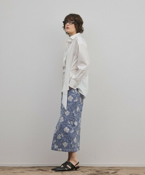 GRACE CONTINENTAL / グレースコンチネンタル ロング・マキシ丈スカート | ボタニカルジャガードスカート | 詳細1