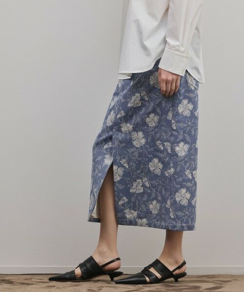 GRACE CONTINENTAL / グレースコンチネンタル ロング・マキシ丈スカート | ボタニカルジャガードスカート | 詳細5