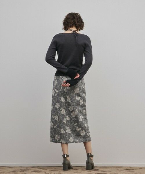 GRACE CONTINENTAL / グレースコンチネンタル ロング・マキシ丈スカート | ボタニカルジャガードスカート | 詳細10