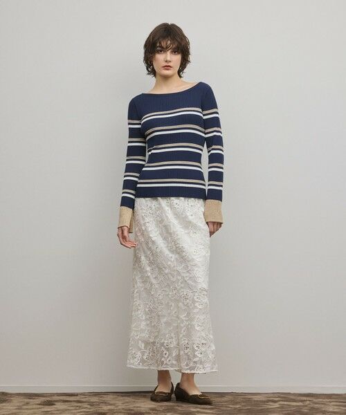 GRACE CONTINENTAL / グレースコンチネンタル ミニ・ひざ丈スカート | チュールレースマーメイドスカート | 詳細1