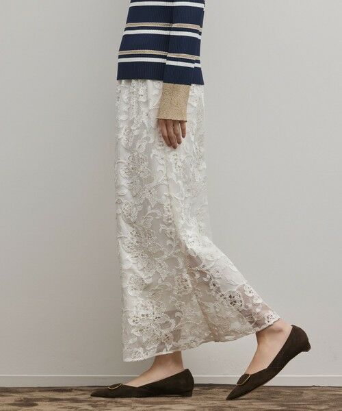 GRACE CONTINENTAL / グレースコンチネンタル ミニ・ひざ丈スカート | チュールレースマーメイドスカート | 詳細4