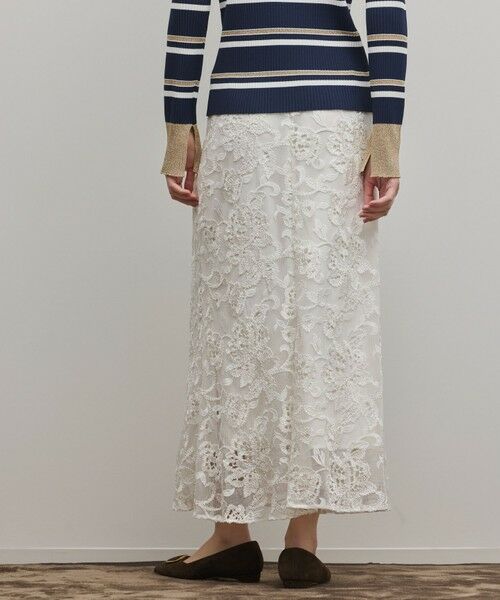 GRACE CONTINENTAL / グレースコンチネンタル ミニ・ひざ丈スカート | チュールレースマーメイドスカート | 詳細5
