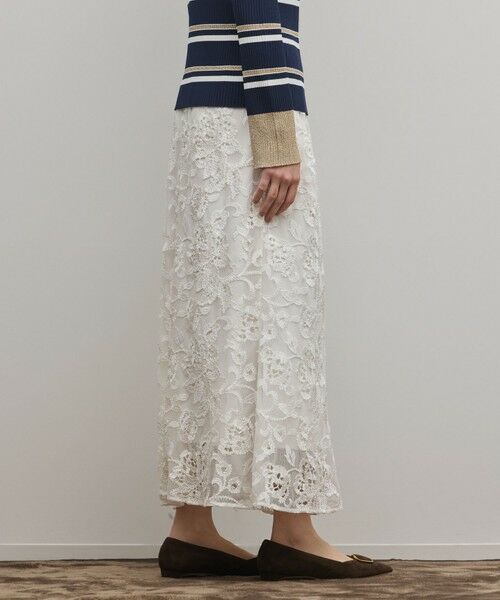 GRACE CONTINENTAL / グレースコンチネンタル ミニ・ひざ丈スカート | チュールレースマーメイドスカート | 詳細6