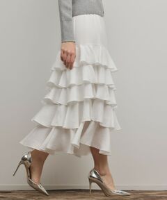 GRACE CONTINENTAL / グレースコンチネンタル ロング・マキシ丈スカート | ティアードフリルスカート