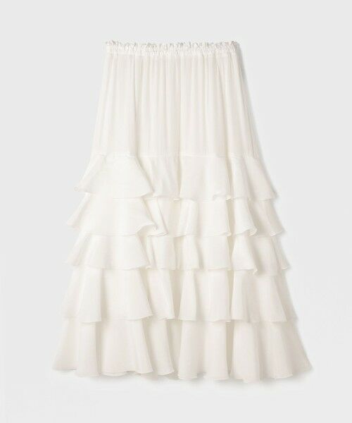 GRACE CONTINENTAL / グレースコンチネンタル ロング・マキシ丈スカート | ティアードフリルスカート | 詳細10