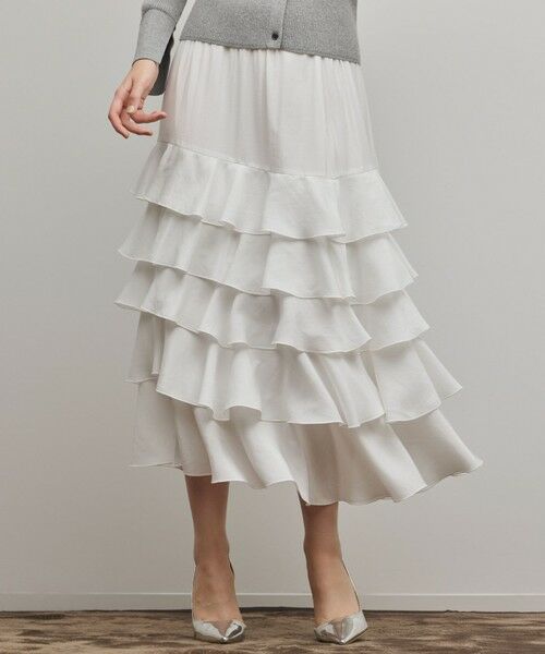 GRACE CONTINENTAL / グレースコンチネンタル ロング・マキシ丈スカート | ティアードフリルスカート | 詳細4