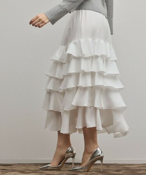 GRACE CONTINENTAL / グレースコンチネンタル ロング・マキシ丈スカート | ティアードフリルスカート | 詳細5