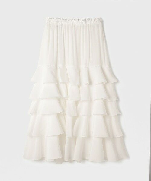 GRACE CONTINENTAL / グレースコンチネンタル ロング・マキシ丈スカート | ティアードフリルスカート | 詳細9