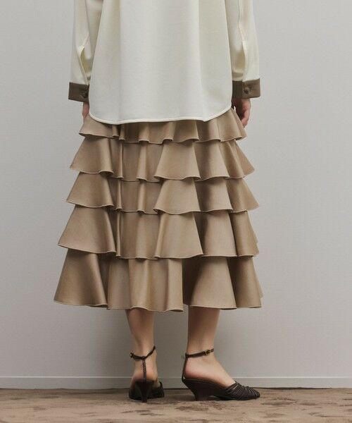 GRACE CONTINENTAL / グレースコンチネンタル ロング・マキシ丈スカート | ティアードフリルスカート | 詳細13
