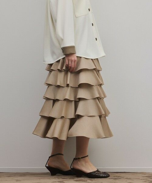 GRACE CONTINENTAL / グレースコンチネンタル ロング・マキシ丈スカート | ティアードフリルスカート | 詳細14