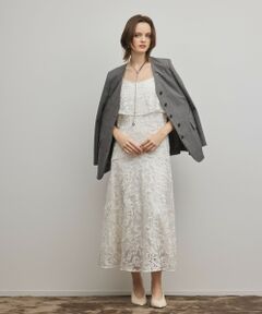 GRACE CONTINENTAL / グレースコンチネンタル ロング・マキシ丈ワンピース | チュールレースロングワンピース