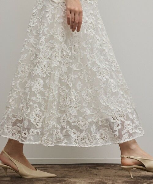 GRACE CONTINENTAL / グレースコンチネンタル ロング・マキシ丈ワンピース | チュールレースロングワンピース | 詳細10
