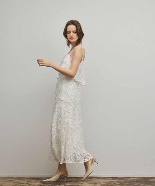 GRACE CONTINENTAL / グレースコンチネンタル ロング・マキシ丈ワンピース | チュールレースロングワンピース | 詳細5