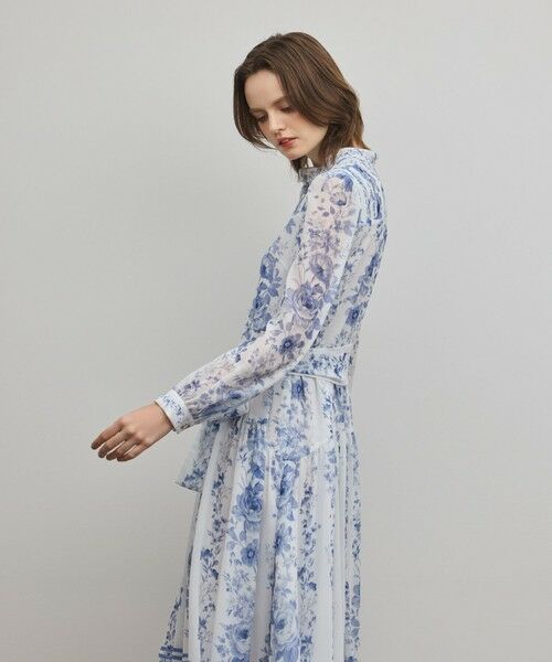 GRACE CONTINENTAL / グレースコンチネンタル ロング・マキシ丈ワンピース | フラワープリントティアードワンピース | 詳細5
