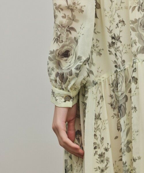 GRACE CONTINENTAL / グレースコンチネンタル ロング・マキシ丈ワンピース | フラワープリントティアードワンピース | 詳細15