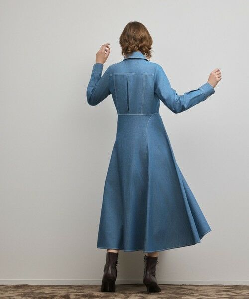 GRACE CONTINENTAL / グレースコンチネンタル ミニ丈・ひざ丈ワンピース | シャツフレアワンピース | 詳細1