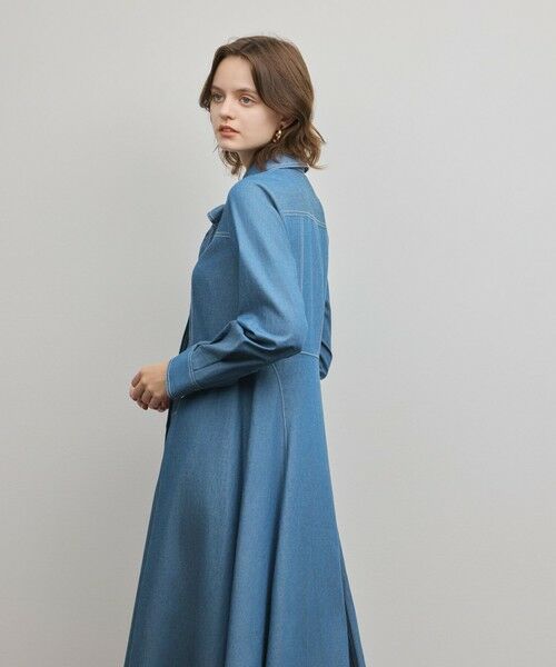 GRACE CONTINENTAL / グレースコンチネンタル ミニ丈・ひざ丈ワンピース | シャツフレアワンピース | 詳細4