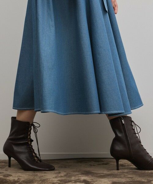 GRACE CONTINENTAL / グレースコンチネンタル ミニ丈・ひざ丈ワンピース | シャツフレアワンピース | 詳細8