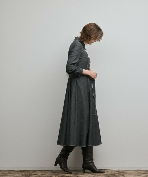 GRACE CONTINENTAL / グレースコンチネンタル ミニ丈・ひざ丈ワンピース | シャツフレアワンピース | 詳細15