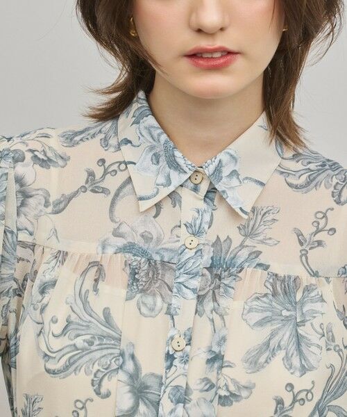 GRACE CONTINENTAL / グレースコンチネンタル ロング・マキシ丈ワンピース | フラワープリントプリーツワンピース | 詳細6