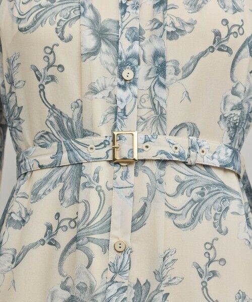 GRACE CONTINENTAL / グレースコンチネンタル ロング・マキシ丈ワンピース | フラワープリントプリーツワンピース | 詳細8