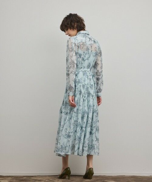 GRACE CONTINENTAL / グレースコンチネンタル ロング・マキシ丈ワンピース | フラワープリントプリーツワンピース | 詳細14