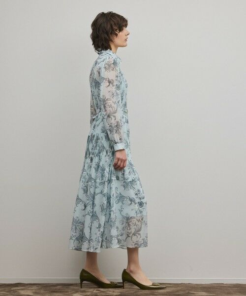 GRACE CONTINENTAL / グレースコンチネンタル ロング・マキシ丈ワンピース | フラワープリントプリーツワンピース | 詳細15