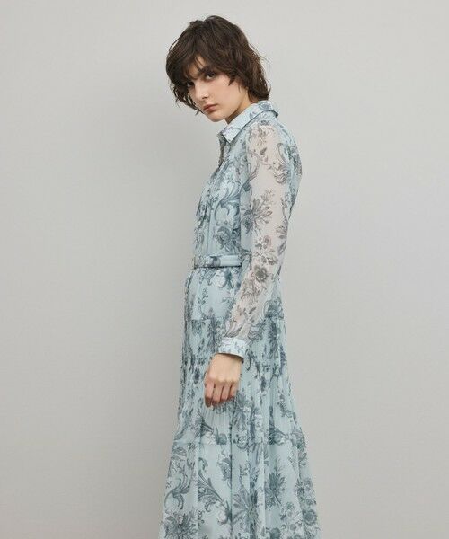 GRACE CONTINENTAL / グレースコンチネンタル ロング・マキシ丈ワンピース | フラワープリントプリーツワンピース | 詳細17