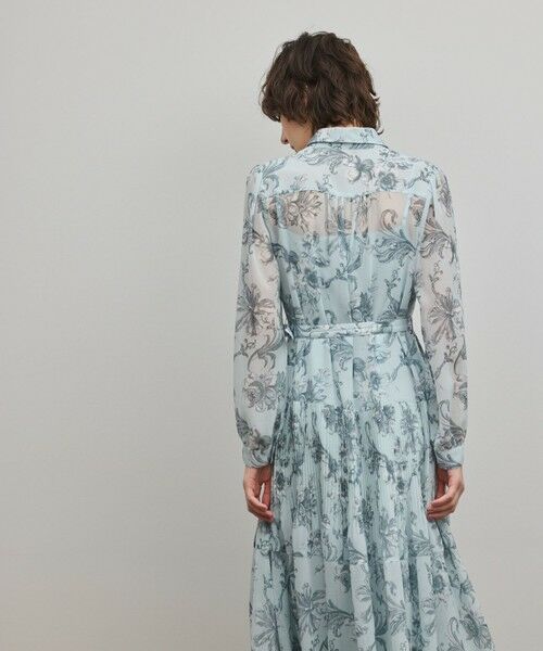 GRACE CONTINENTAL / グレースコンチネンタル ロング・マキシ丈ワンピース | フラワープリントプリーツワンピース | 詳細18