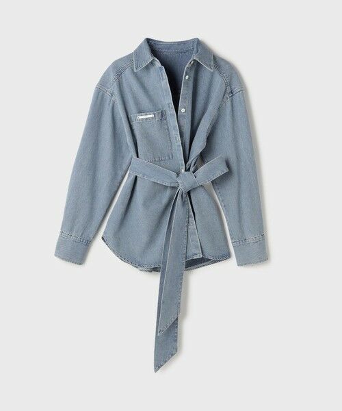 GRACE CONTINENTAL / グレースコンチネンタル シャツ・ブラウス | デニムボウタイシャツ | 詳細13