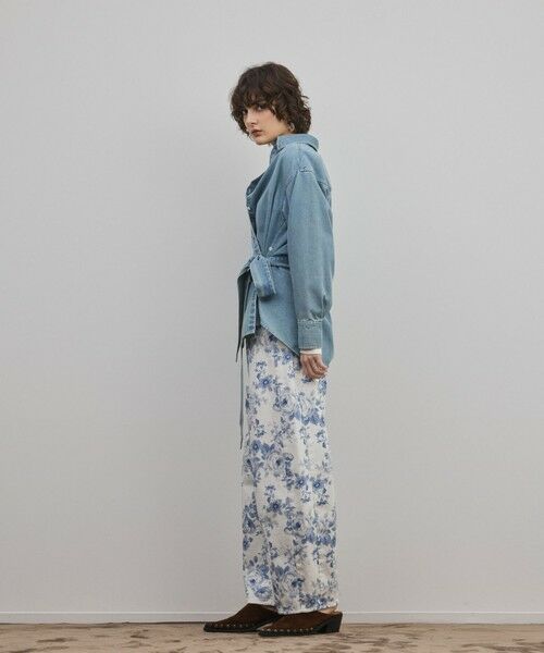 GRACE CONTINENTAL / グレースコンチネンタル シャツ・ブラウス | デニムボウタイシャツ | 詳細2