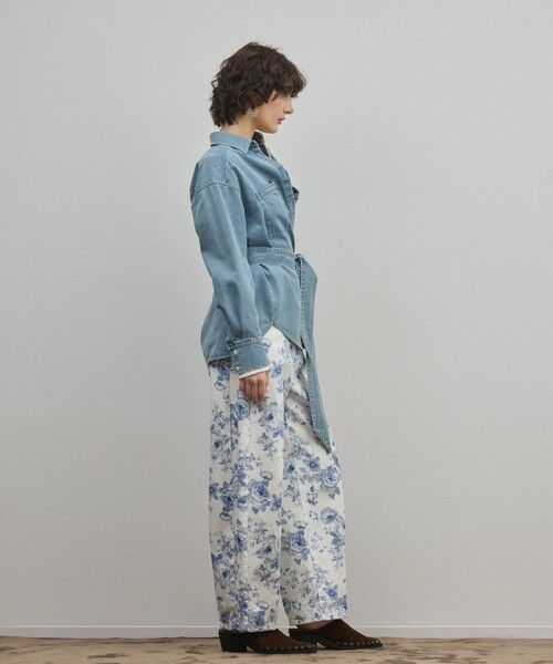 GRACE CONTINENTAL / グレースコンチネンタル シャツ・ブラウス | デニムボウタイシャツ | 詳細3