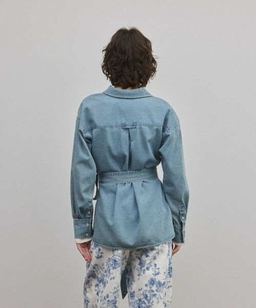 GRACE CONTINENTAL / グレースコンチネンタル シャツ・ブラウス | デニムボウタイシャツ | 詳細6