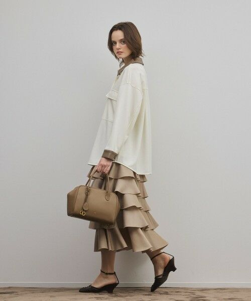 GRACE CONTINENTAL / グレースコンチネンタル シャツ・ブラウス | レザーカットシャツ | 詳細2