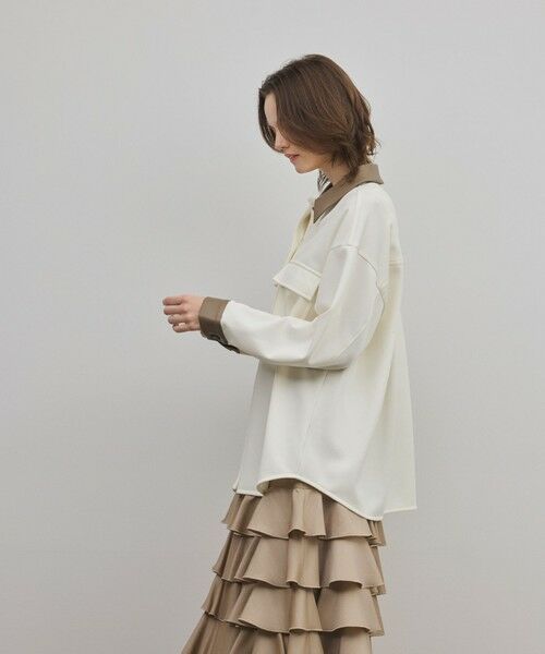 GRACE CONTINENTAL / グレースコンチネンタル シャツ・ブラウス | レザーカットシャツ | 詳細4