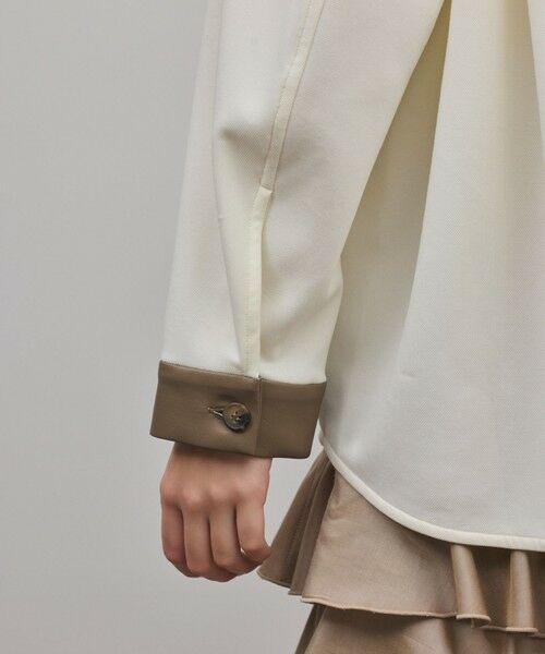 GRACE CONTINENTAL / グレースコンチネンタル シャツ・ブラウス | レザーカットシャツ | 詳細9