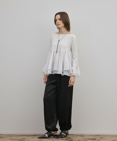 GRACE CONTINENTAL / グレースコンチネンタル カットソー | フレアカットトップ | 詳細1