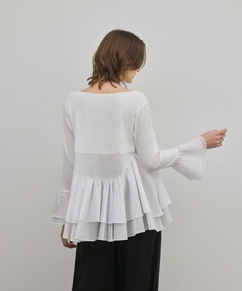 GRACE CONTINENTAL / グレースコンチネンタル カットソー | フレアカットトップ | 詳細3