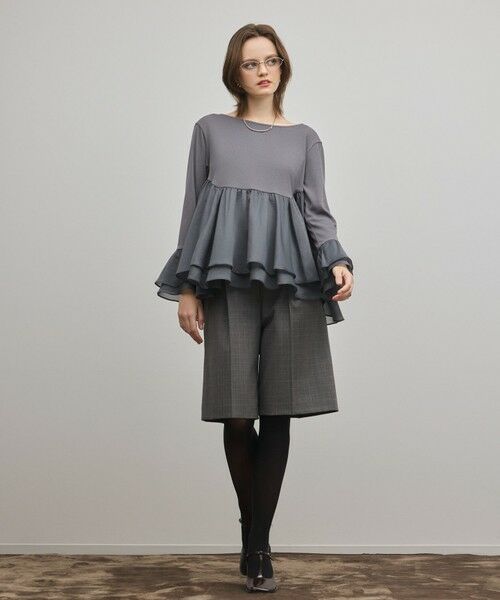 GRACE CONTINENTAL / グレースコンチネンタル カットソー | フレアカットトップ | 詳細6