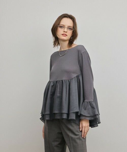 GRACE CONTINENTAL / グレースコンチネンタル カットソー | フレアカットトップ | 詳細8