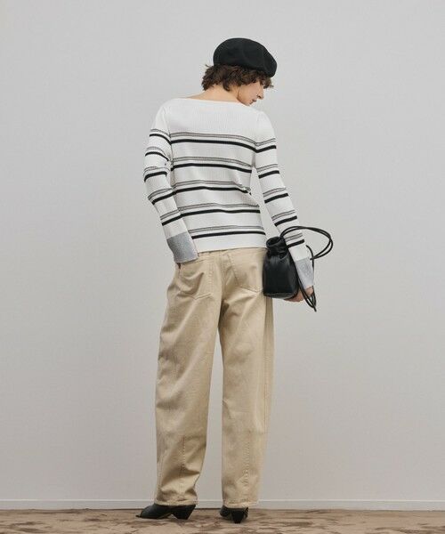 GRACE CONTINENTAL / グレースコンチネンタル ニット・セーター | ラメボーダーニットトップ | 詳細3