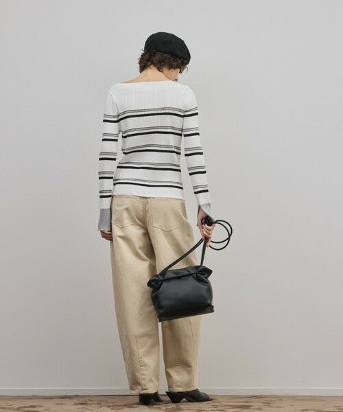 GRACE CONTINENTAL / グレースコンチネンタル ニット・セーター | ラメボーダーニットトップ | 詳細4