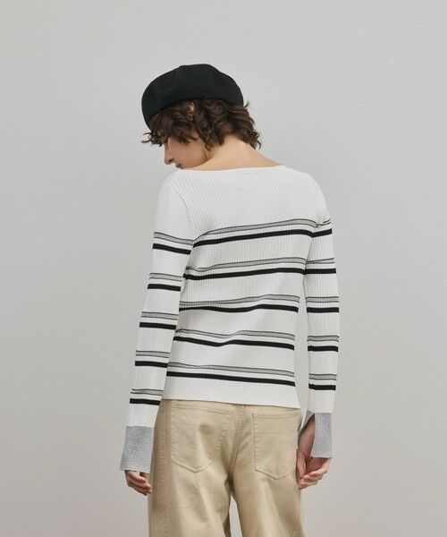 GRACE CONTINENTAL / グレースコンチネンタル ニット・セーター | ラメボーダーニットトップ | 詳細6
