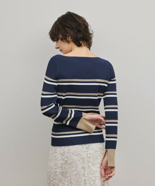 GRACE CONTINENTAL / グレースコンチネンタル ニット・セーター | ラメボーダーニットトップ | 詳細12